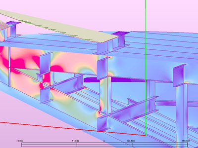 Finite Element Analysis (FEA) on underdeck structure for chain puller